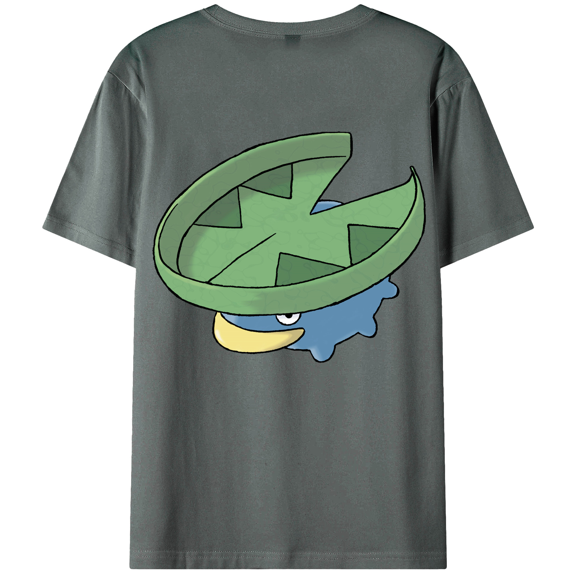 （画像用） ポケットモンスター Pokémon 綿100％ メンズ半袖Tシャツ（バックプリント） 通気性